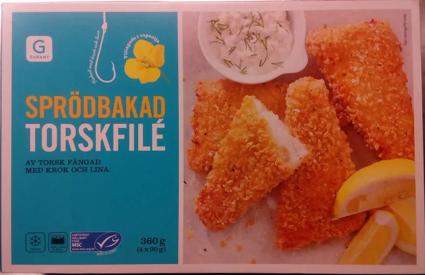 Garant Sprödbakad torskfilé