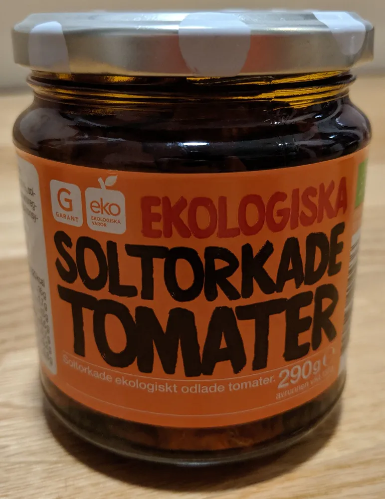 Ekologisk Soltorkade Tomater