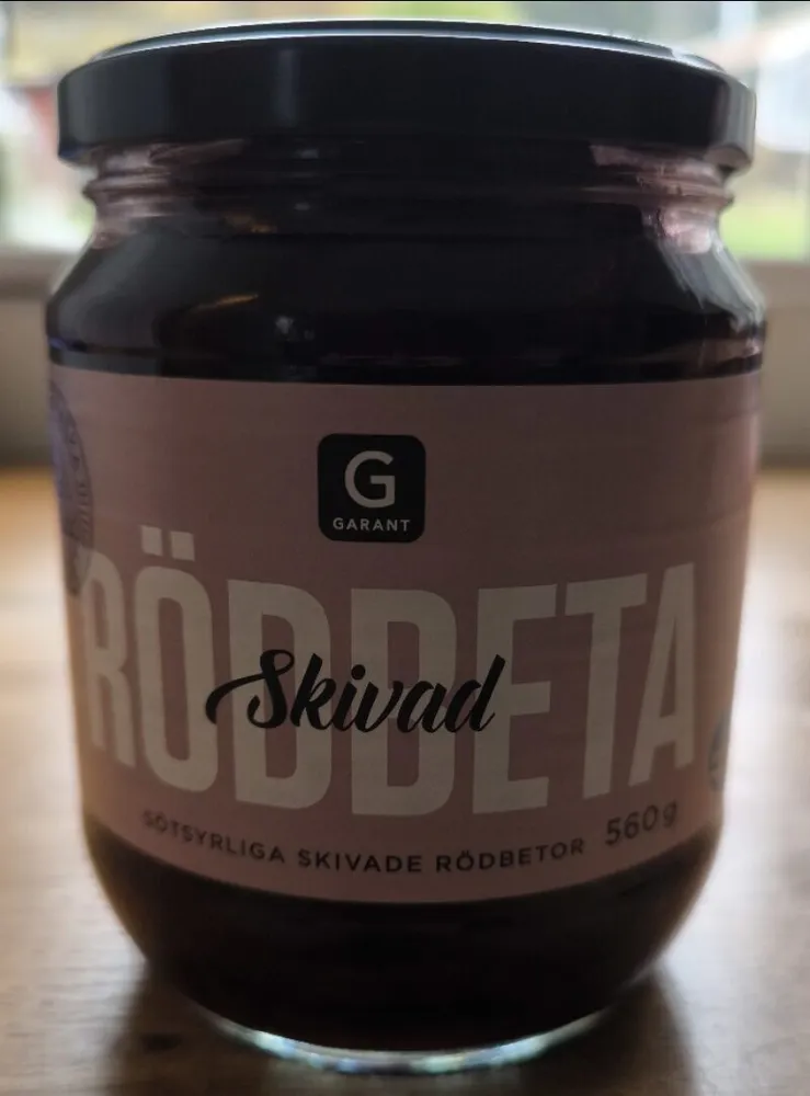 Skivad Rödbeta