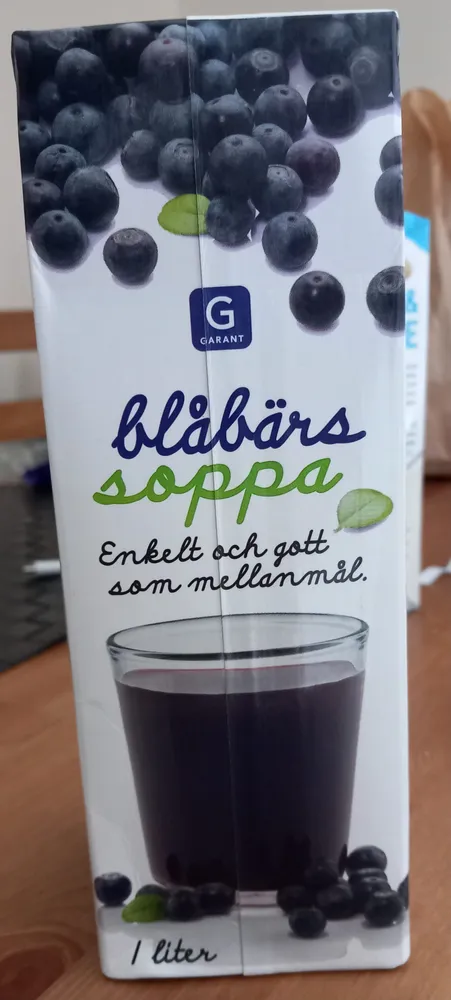 Blåbärs soppa