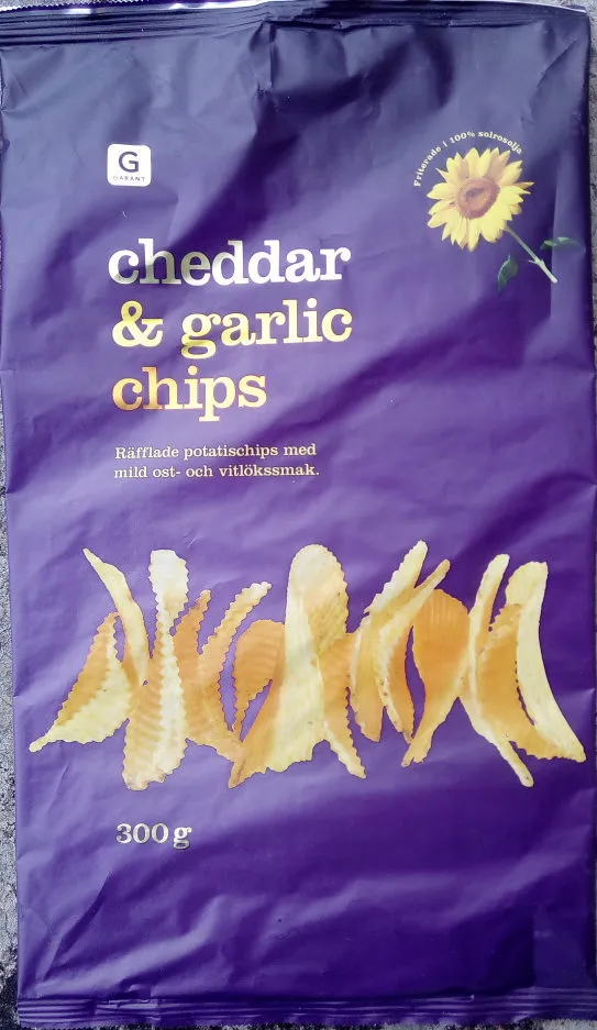 Garant Cheddar & garlic chips
