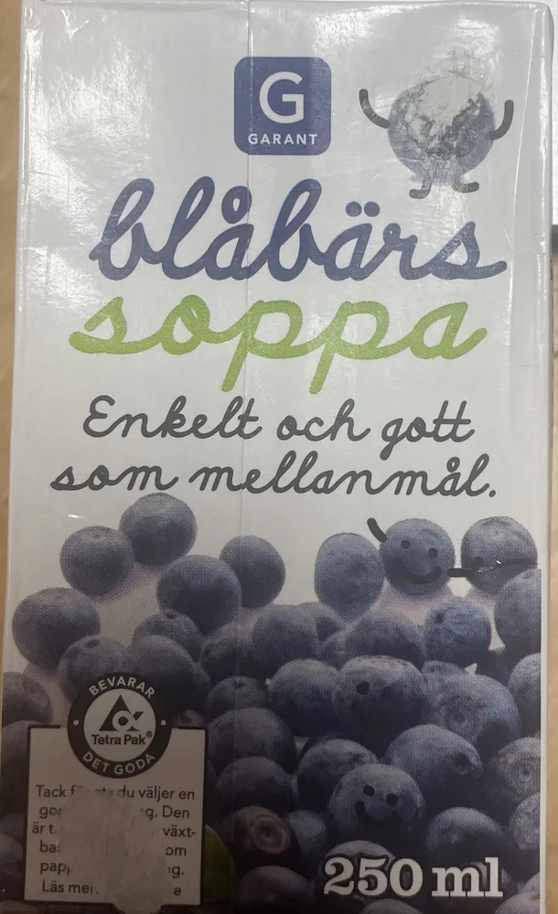 Blåbärssoppa