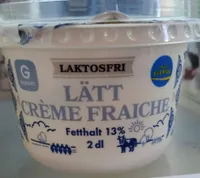 Lätt Creme Fraiche Laktosfri