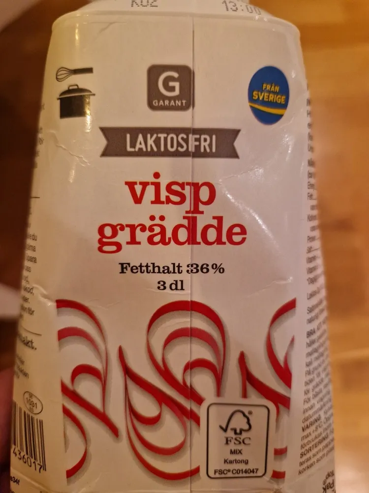 Vispgrädde