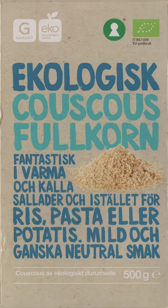 Ekologisk couscous fullkorn