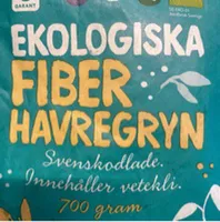Ekologiska fiberhavregryn