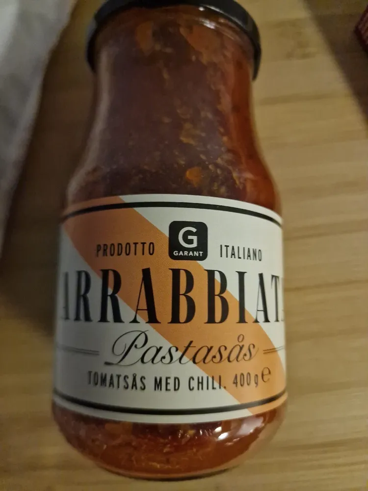 Arrabbiata Pastasås