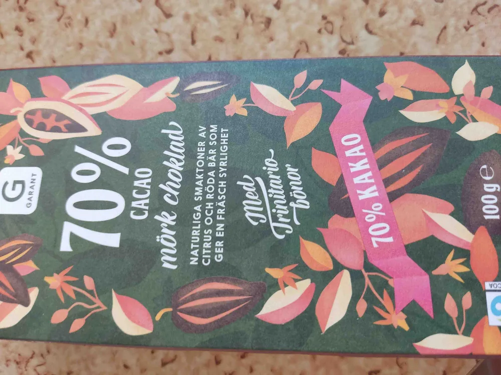 Mörk Choklad 70% Cacao