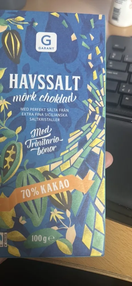 Mörk Choklad Havssalt
