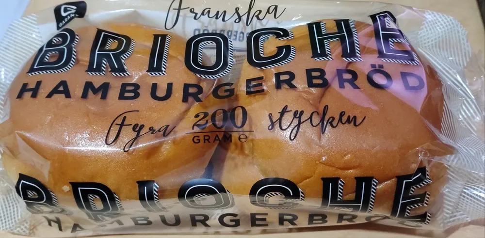 Brioche Hamburgerbröd