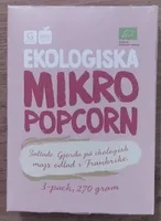 Ekologiska micropopcorn