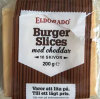 Burger Slices med cheddar