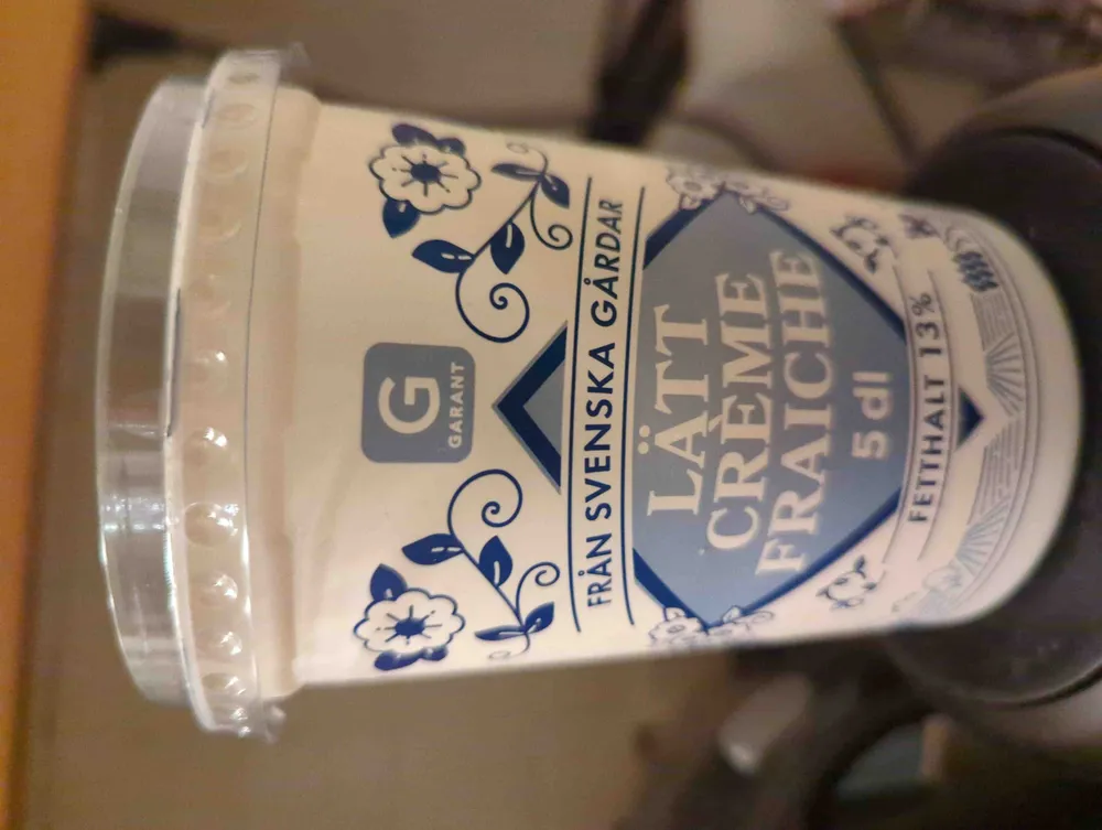 Lätt creme fraiche