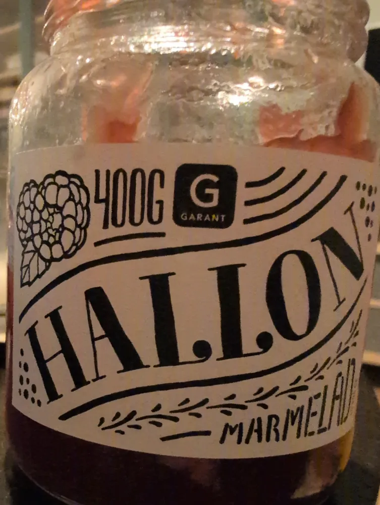 Hallon marmelad