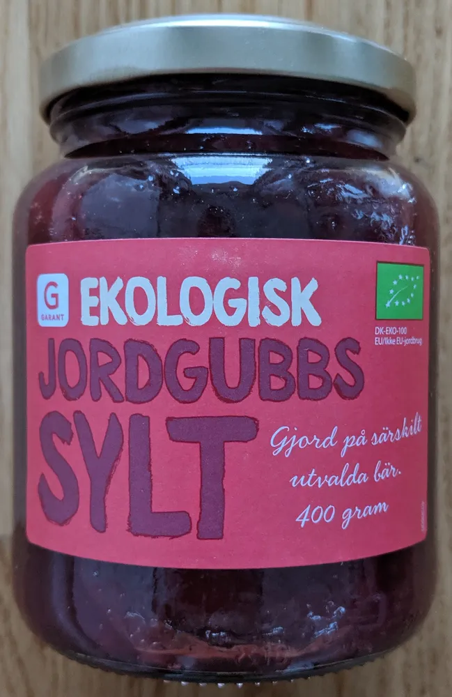 Ekologisk Jordgubbs Sylt