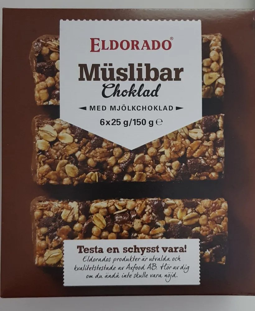 Müslibar choklad