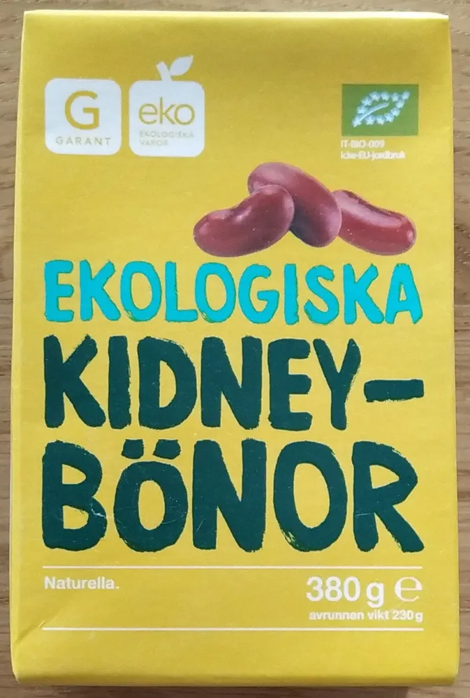 Ekologiska kidneybönor