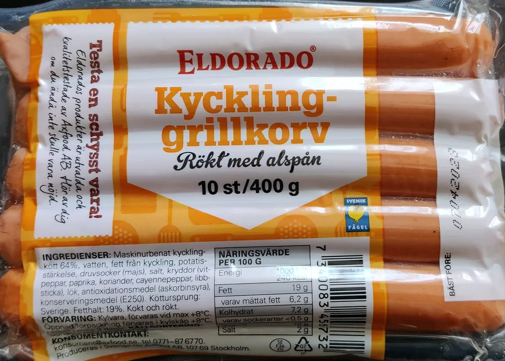 Kycklinggrillkorv
