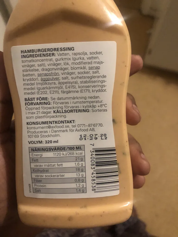 Hamburger- Dressing