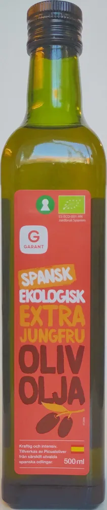 Spansk ekologisk extra jungfru olivolja