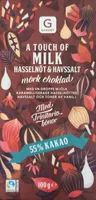 A touch of milk, hasselnöt & havssalt