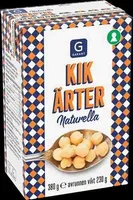 Kikärter naturella