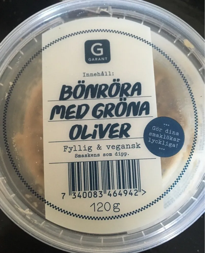 Bönröra med gröna oliver
