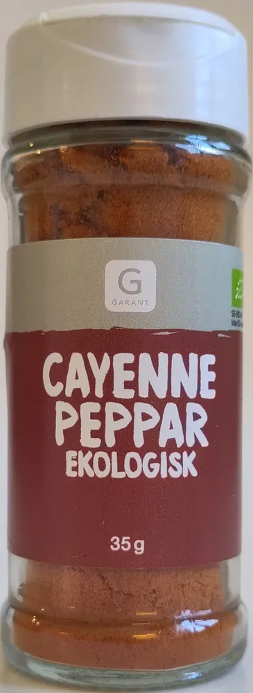 Cayennepeppar ekologisk
