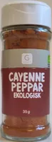 Cayennepeppar ekologisk