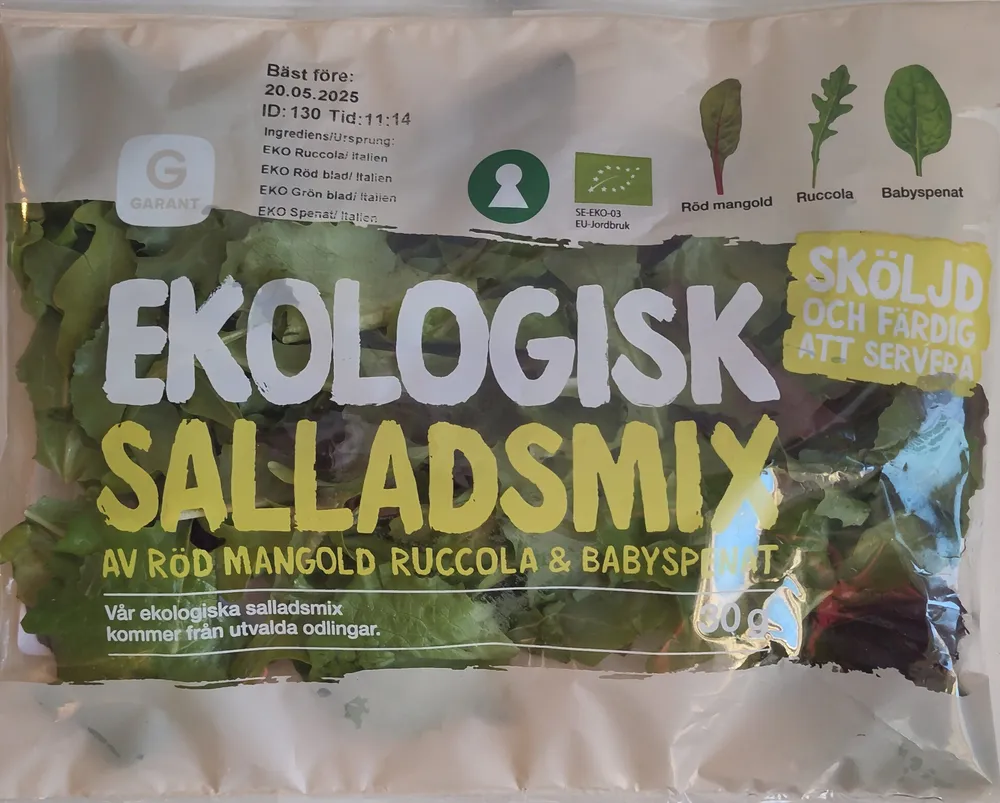 Ekologisk salladsmix