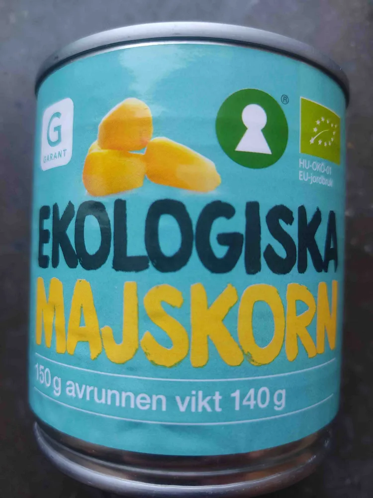 Ekologiska Majskorn
