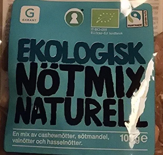 Ekologisk Nötmix Naturell