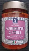 Pastasås Aubergene & Chili