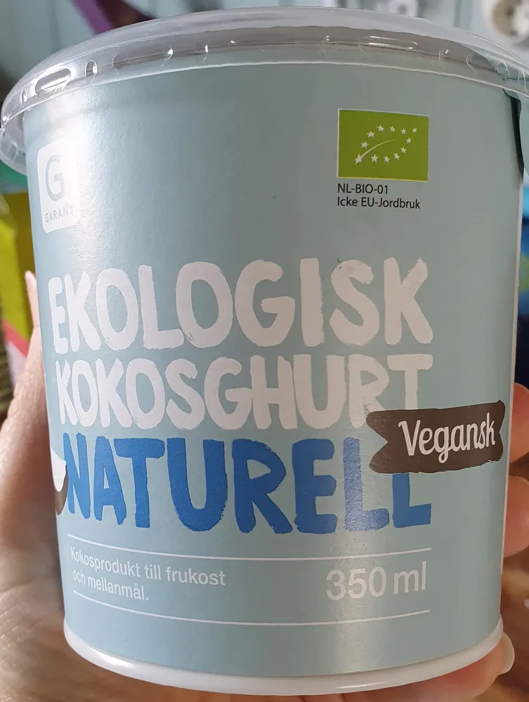 Ekologisk kokosghurt naturell
