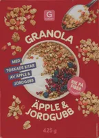 Granola äpple & jordgubb