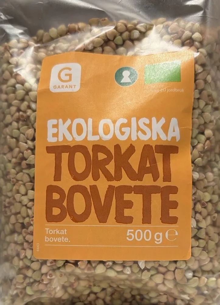 Ekologiska torkat bete