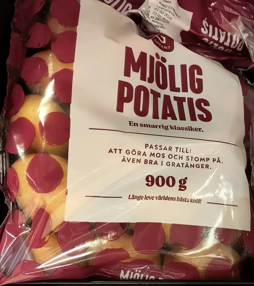 Mjölig potatis