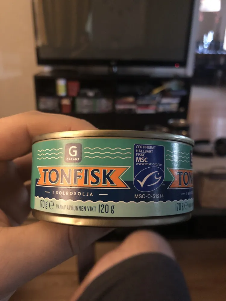 Tonfisk i Solrosolja