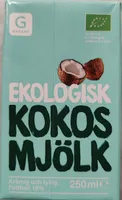 Ekologisk kokosmjölk
