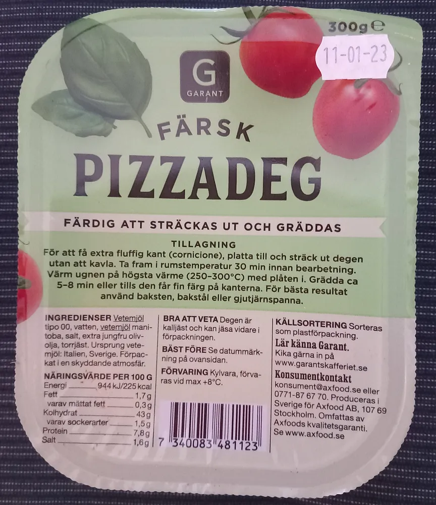 Pizzadeg