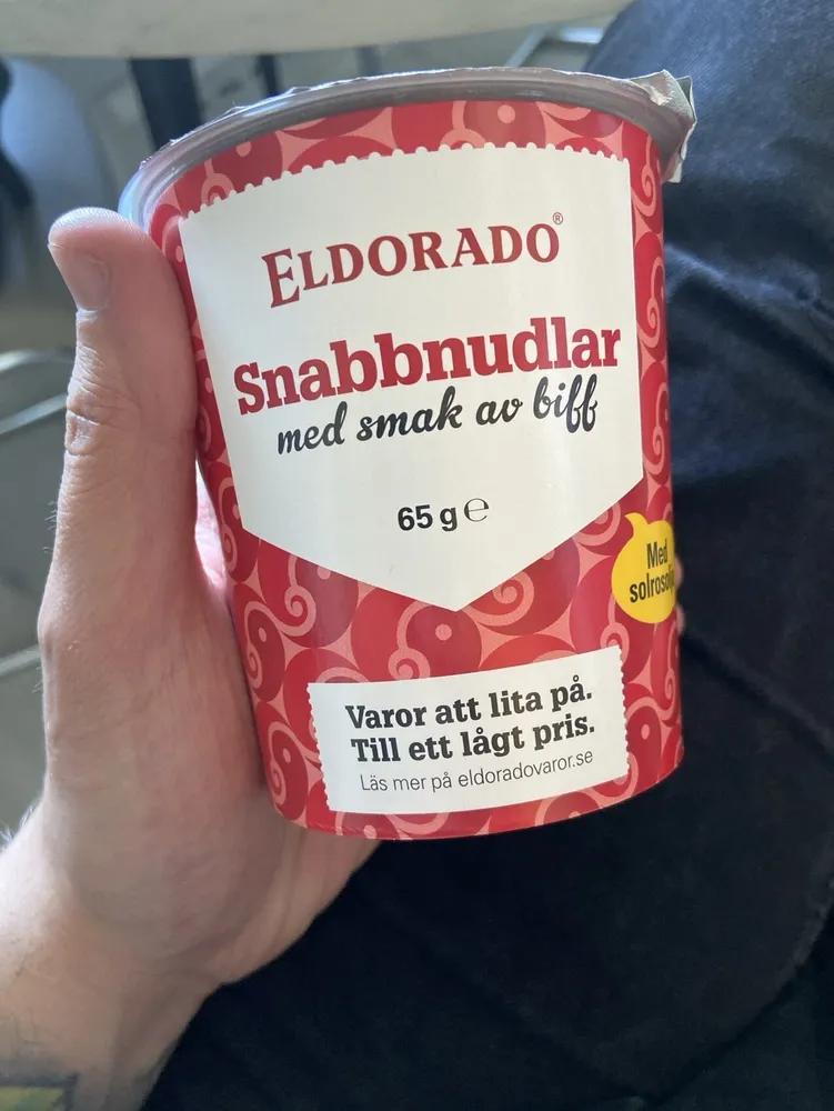 Snabbnudlar Biffsmak