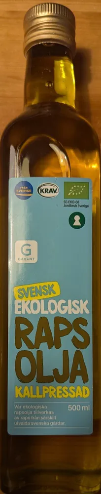 Ekologisk Raps Olja