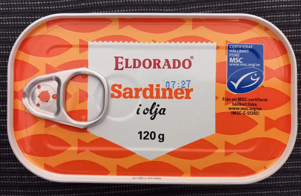 Sardiner i olja
