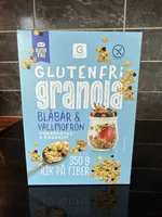 Glutenfri Granola Blåbär & Vallmofrön
