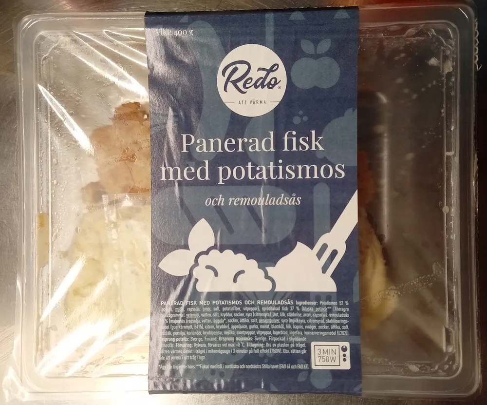 Redo Panerad fisk med potatismos