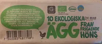 10 Ekologiska Ägg Från Frigående Höns