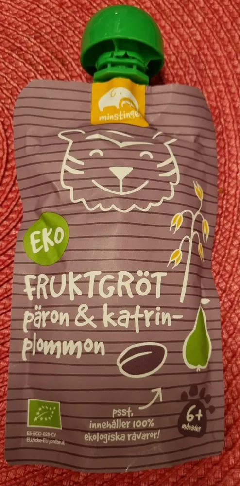 Fruktgröt päron & katrinplommon