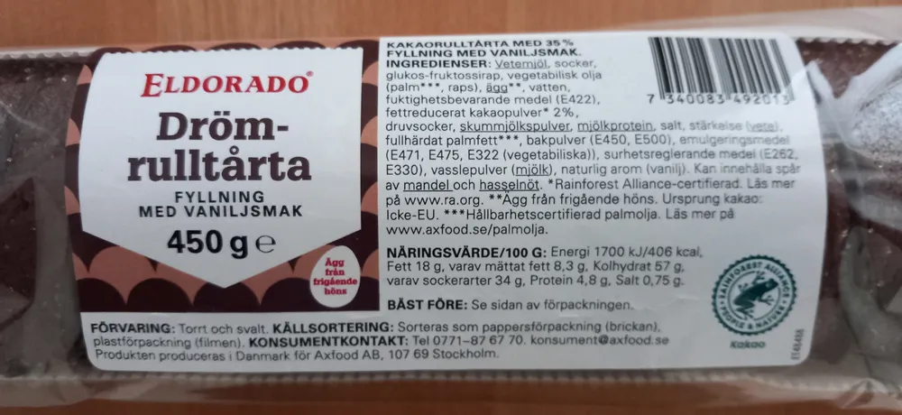 Drömrultårta