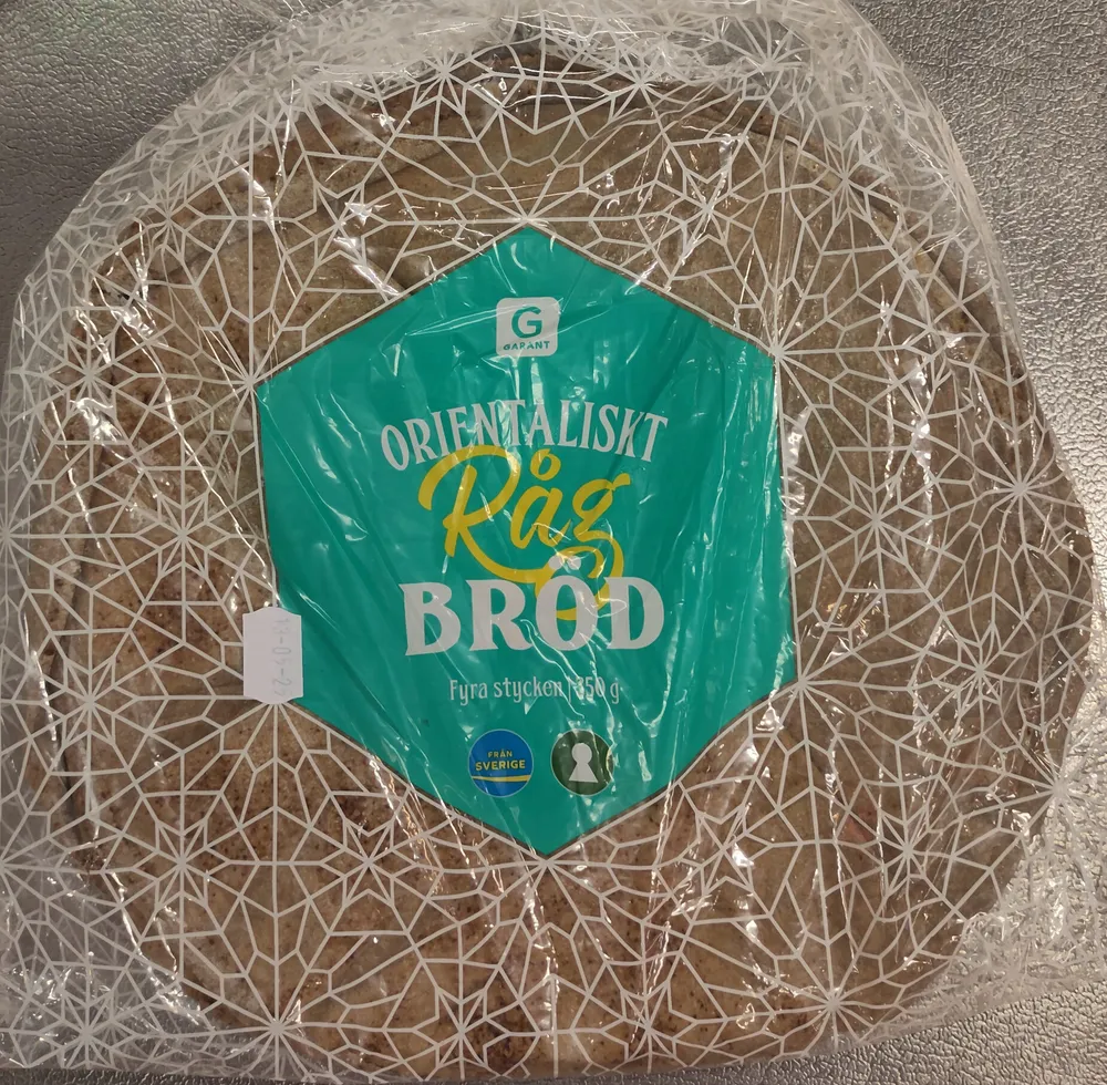 Orientaliskt Rågbröd