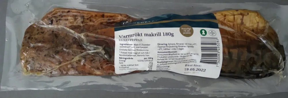 Varmrökt makrill